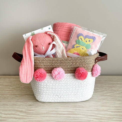 Blush Pink Baby Girl - Gift Basket